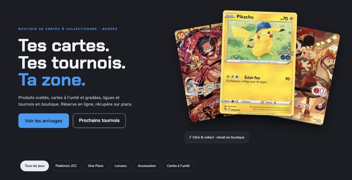 Boutique, e-shop et événements sur un seul stock